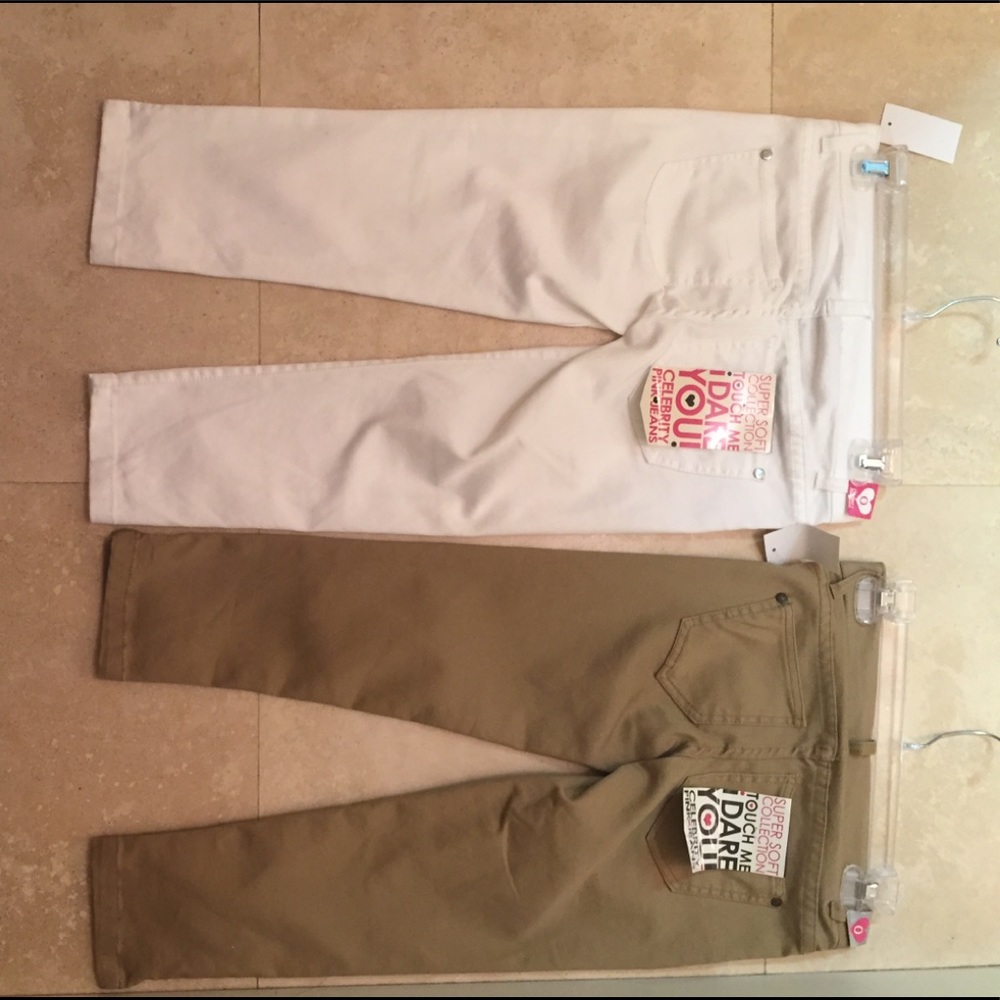 2 pairs size 0 Celebrity Pink Capri pants. NWT